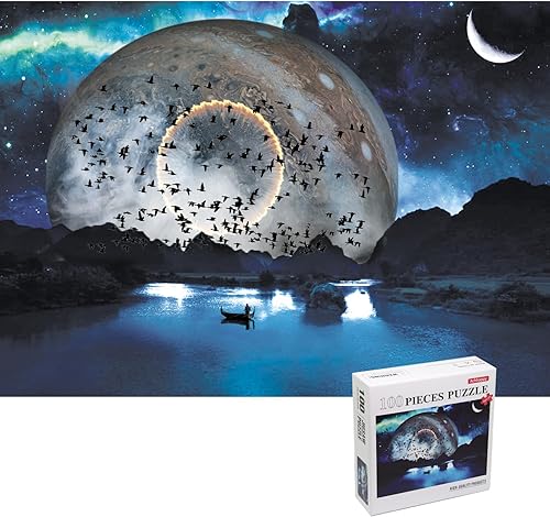 Rompecabezas de 100 piezas, rompecabezas de 100 piezas para adultos y niños, adecuado para adultos y niños (B0005, 100 piezas, 100 piezas)