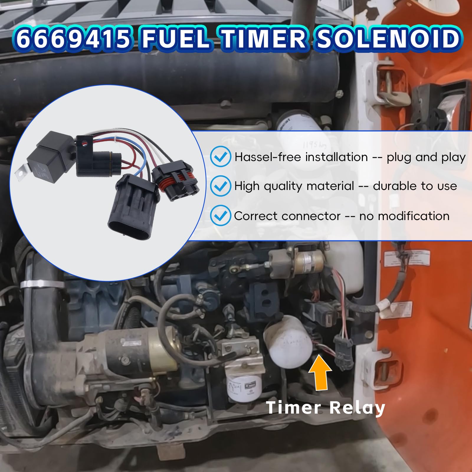 Solenoide temporizador de combustible