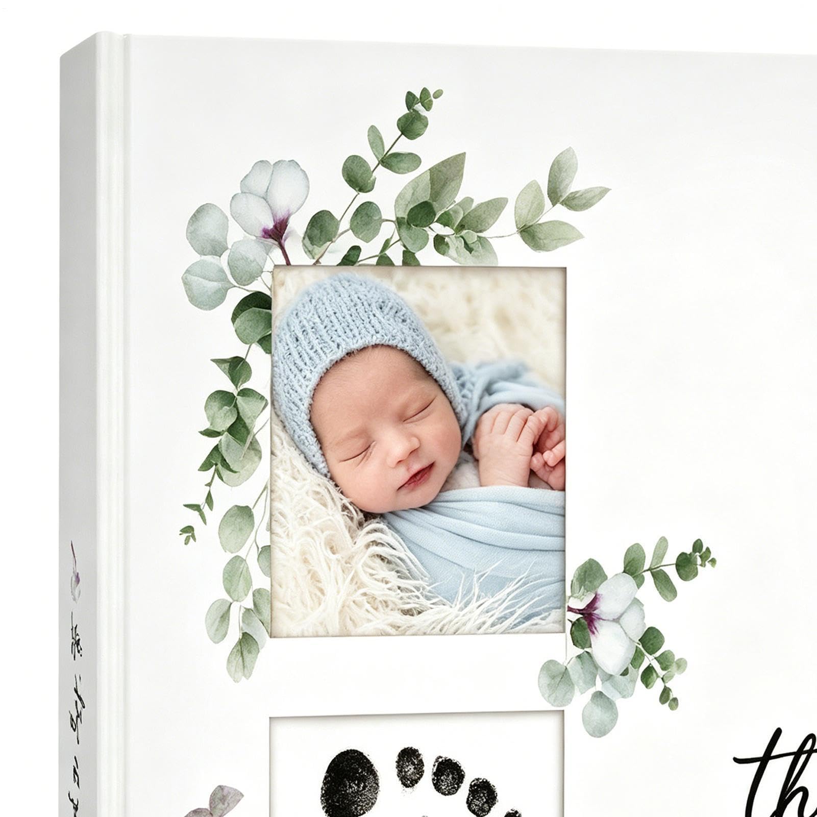 Albumy fotograficzne dla dzieci Uroczy scrapbook narodzin