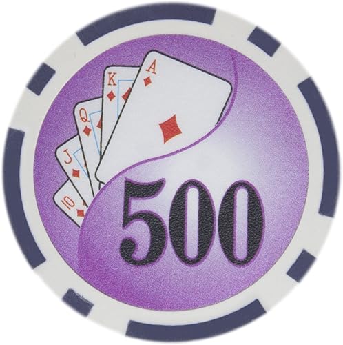 Brybelly Yin Yang Poker Chip Heavy 0.49 oz Clay Composite Paquete de 50