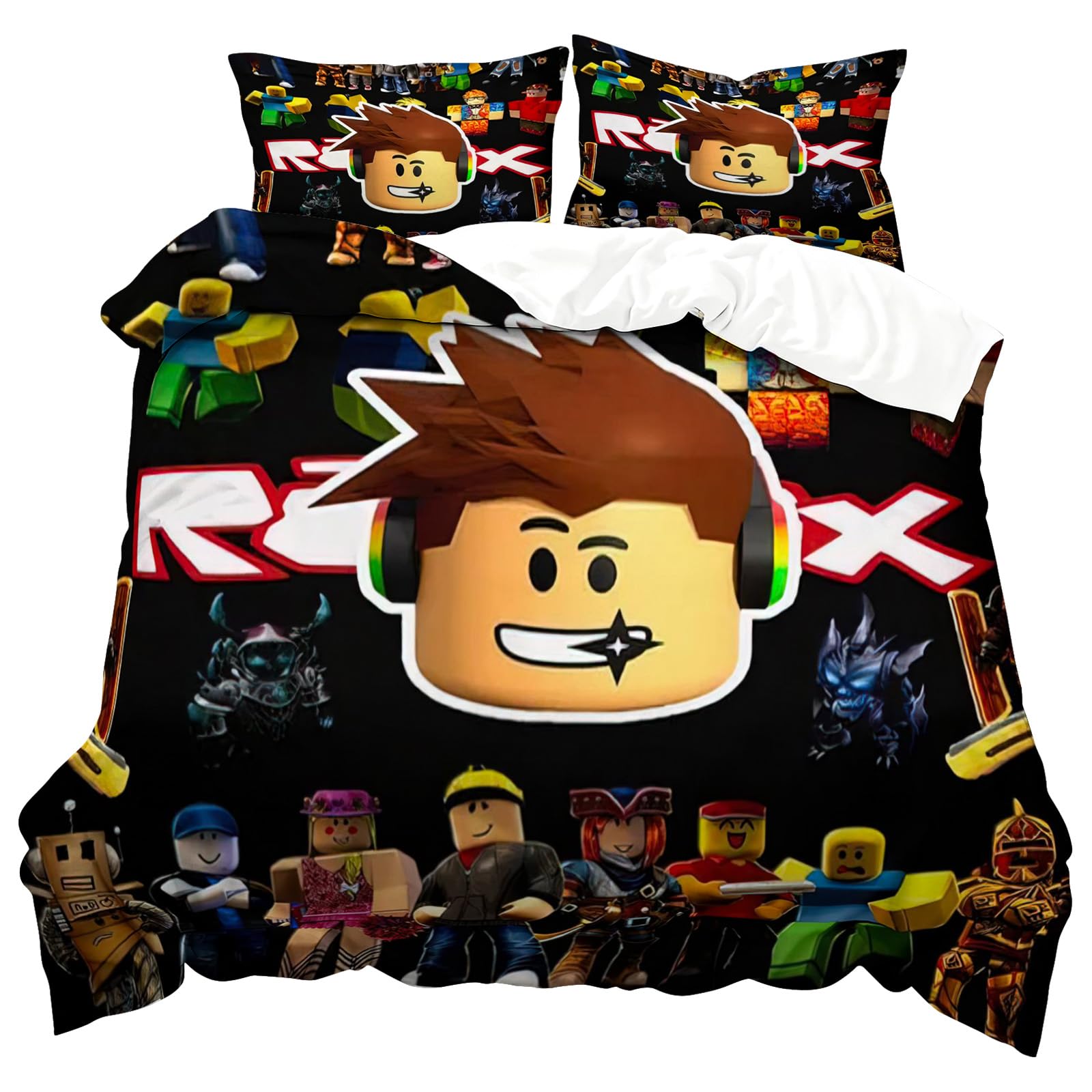 Parure de lit Roblx anti-décoloration pour remplacer le linge de lit rêche et terne