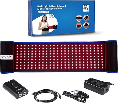 DGXINJUN Dispositivos de terapia de luz infrarroja roja para envoltura corporal Alivio del dolor de espalda Uso en el hogar Articulaciones de