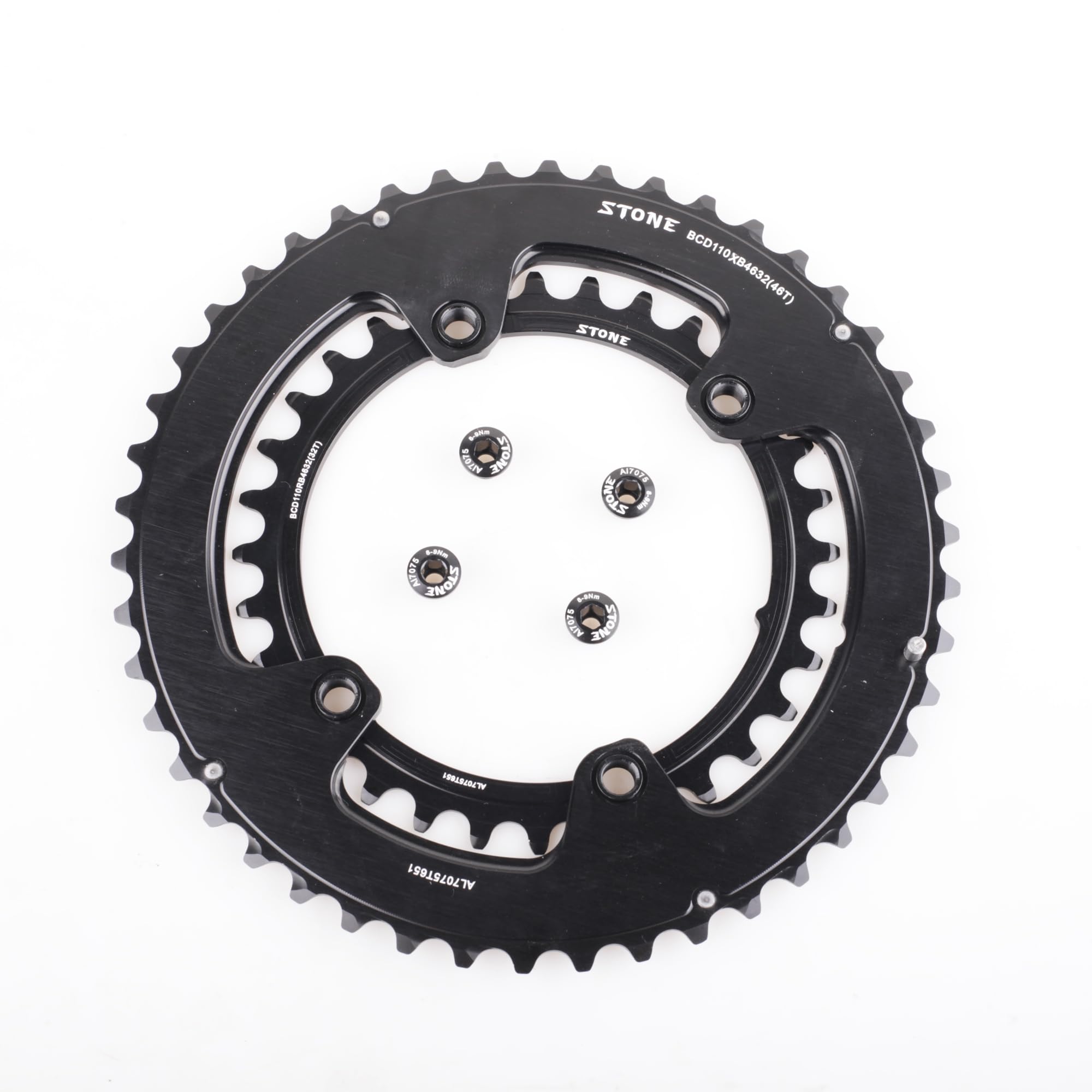 Platos para Bicicletas Bicicleta de Carretera Plato Doble 110bcd 52 36T 53 39T 54 40T 50 34T 46 32T