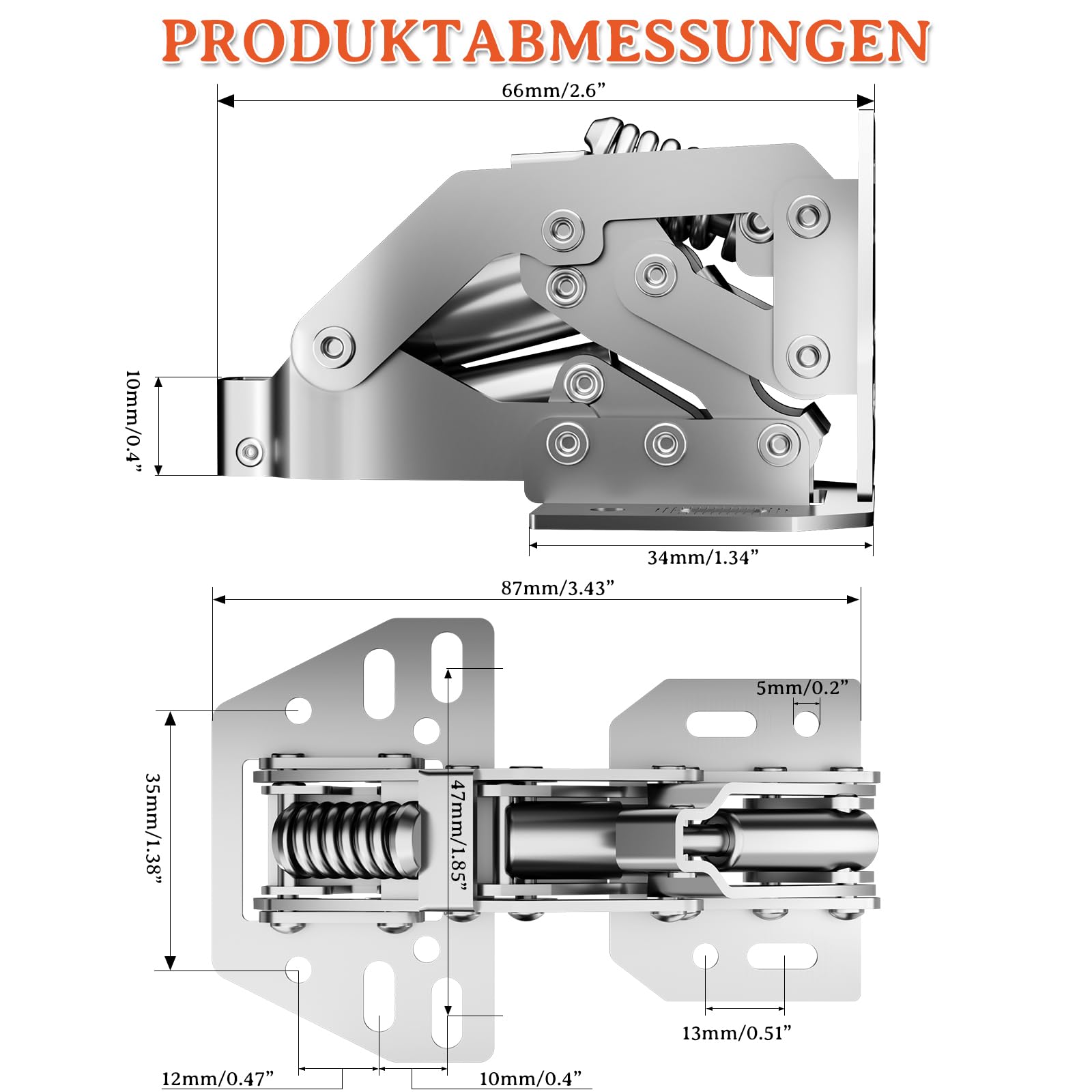 Furniware 4 Stück 90° Softclose Scharniere für Schranktüren, Schrankscharnier, Kein Vorbohren Möbelscharnier, Kleiderschrank Scharnier, Schranktür Küchenschrank mit Dämpfer, für Wohnmobile, Wohnwagen