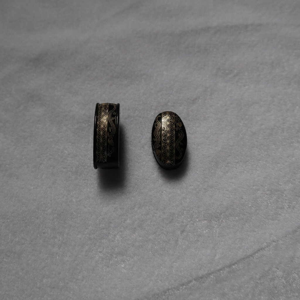 Boyu Japanese Samurai Sword KOSHIRAE –Fuchi Kashira Iron 01-07