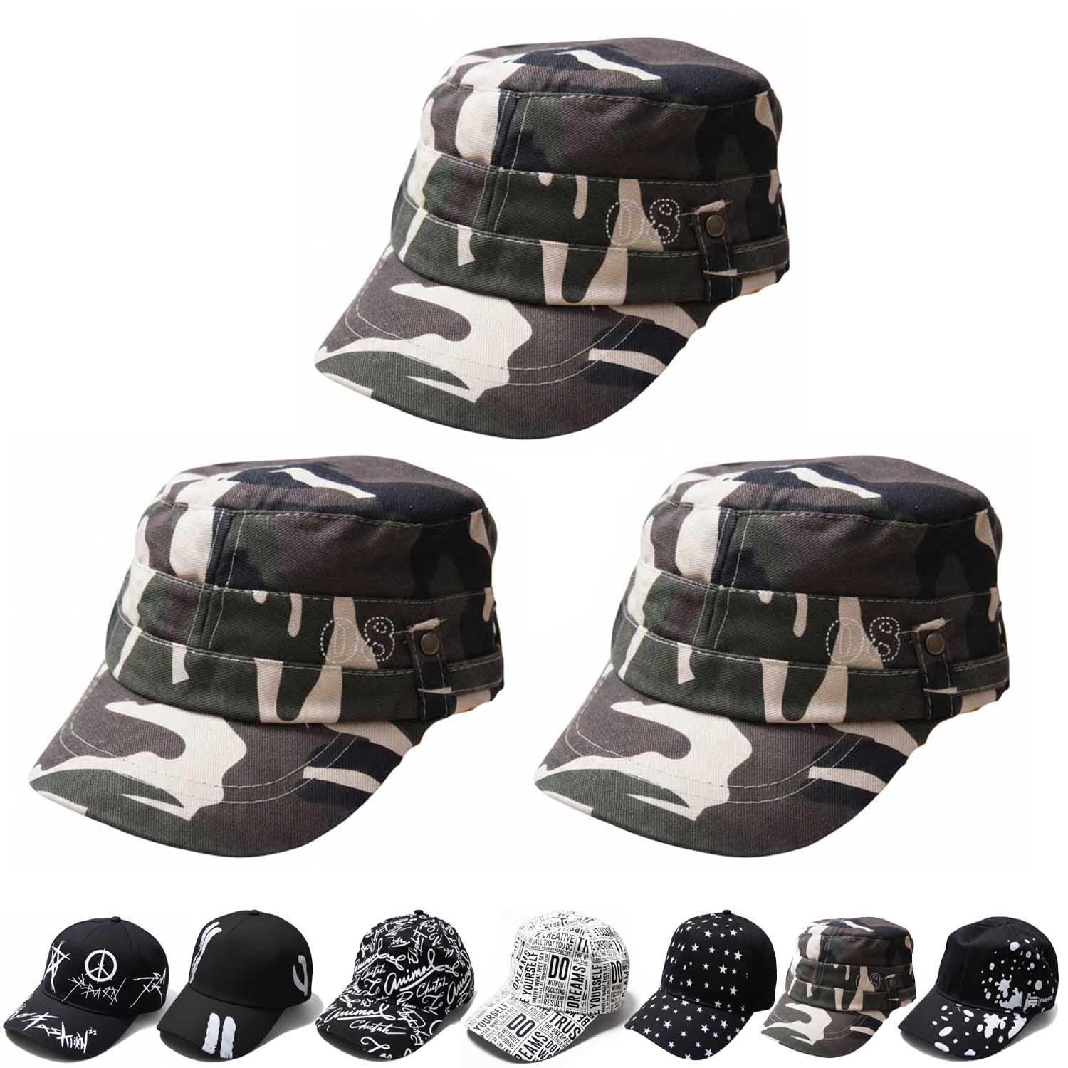 Cotton Unisex Printed Baseball Caps for Men and Women | Adjustable Size |Casual Headwear for Daily Use and Outdoor Wear-image-40
