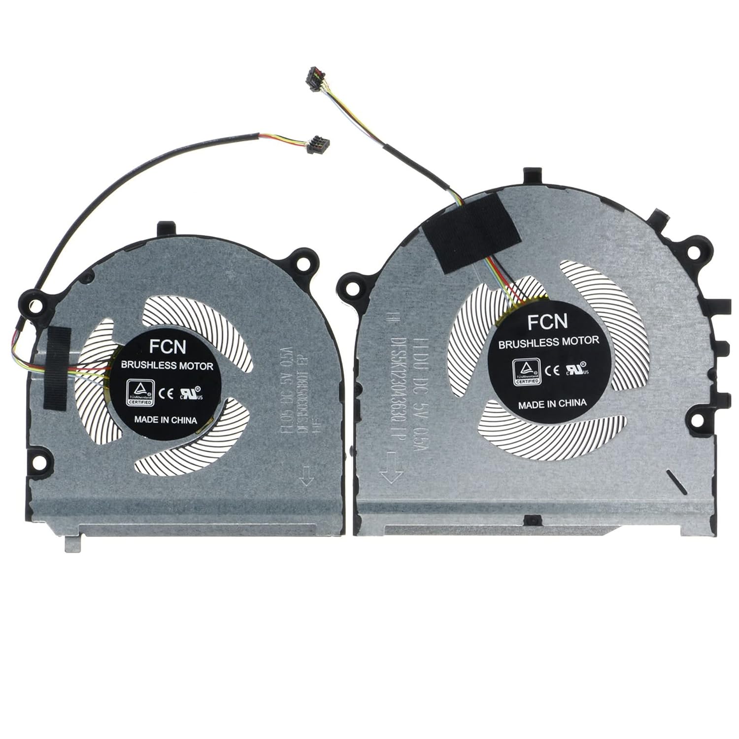 Replacement CPU&GPU Cooling Fan for Lenovo ThinkBook 14s-IML 14s-IWL DFS5K123043630 FLDU DFS150305180T FL05 DC 5V