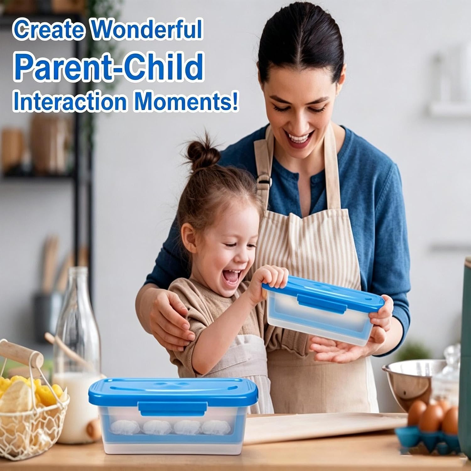 Fish Batter Shaker,Multifunctional Kitchen Gadget with Tray 2 Piece - Chicken Breading Station | for Onion Rings Chicken Wings Vegetables Home Dining Room Kitchen