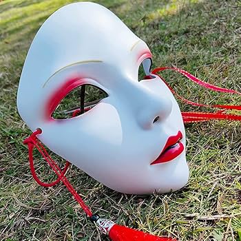 お面　めん頬　マスク　コスプレ　仮装　粘土　ハンドメイド 楽天市場】メッシュお面芯 ねんど 工作 手作り キット お面