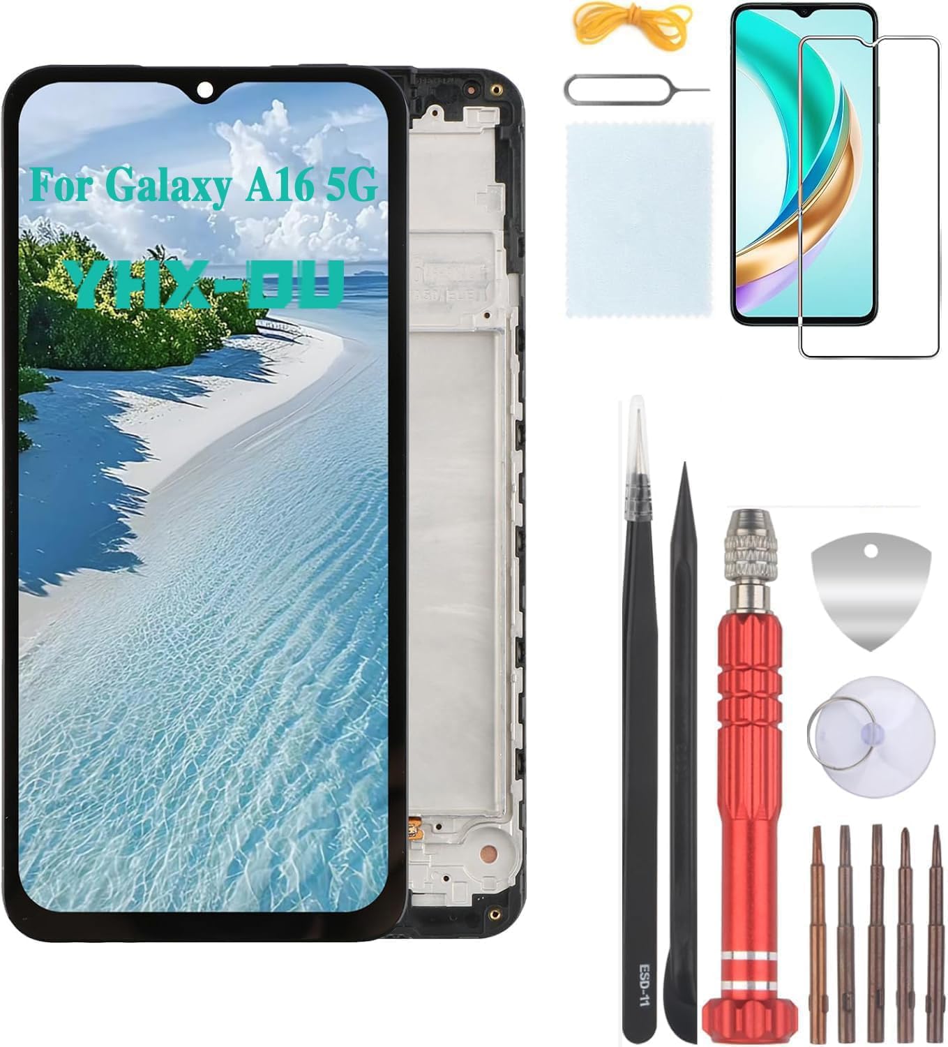 Für Samsung Galaxy A16 5G SM-A166B/A166E Bildschirm Incell LCD Display Touchscreen Ersatz Rahmen Schwarz