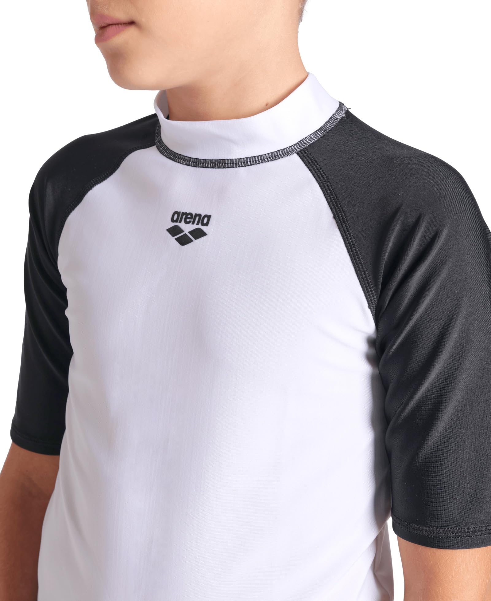 Arena Unisex Jr Arena Rash Vest S/S Graphic Rash Guard Shirt Niños