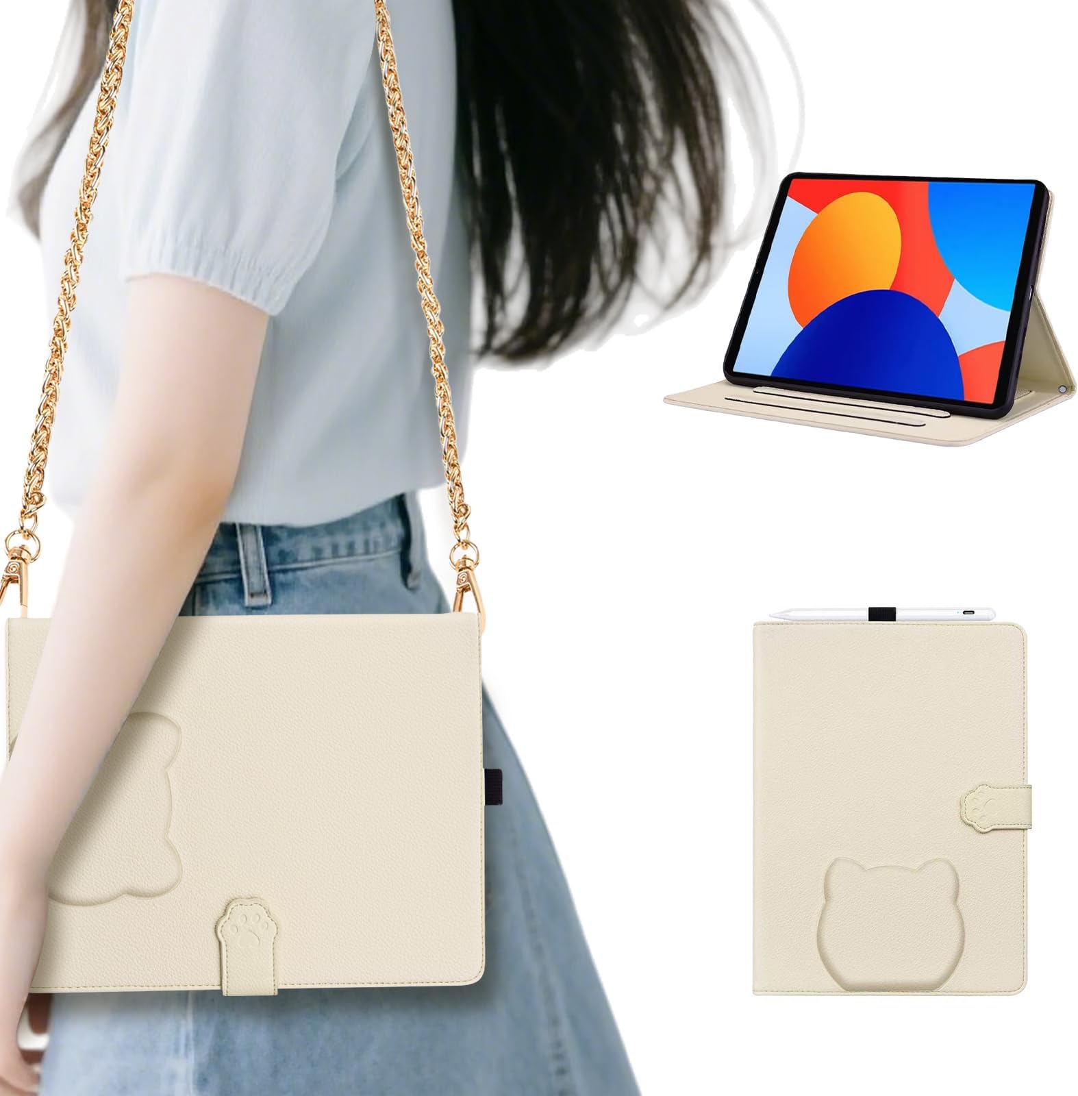 Kindle Paperwhite 12th Generation (2024 Release) Notebook Type Case Compatible with 7 Inch Kindle Paperwhite (12th Generation) Notebook Type Cover PU Leather Cover Stand Function Card Storage