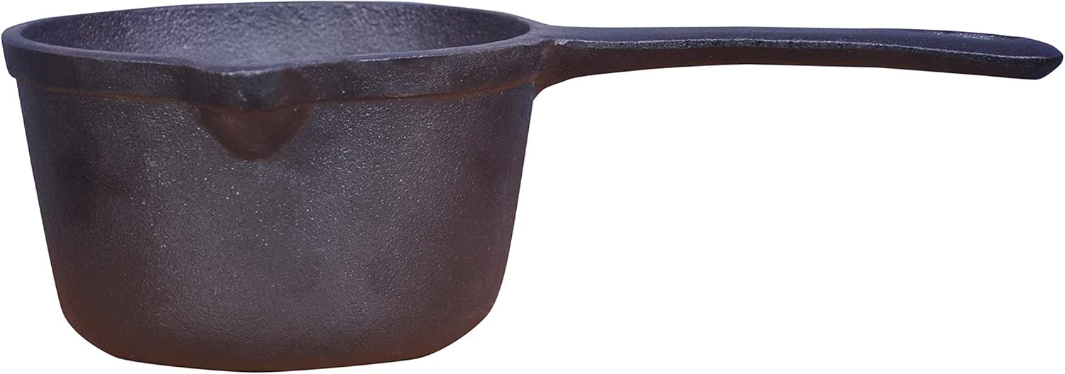 Sauce/Soup Pan, 15cm/6inch Pre Seasoned Cast Iron Skillet Sauce/Soup Pan, 15cm/6inch Pre Seasoned Cast Iron Skillet