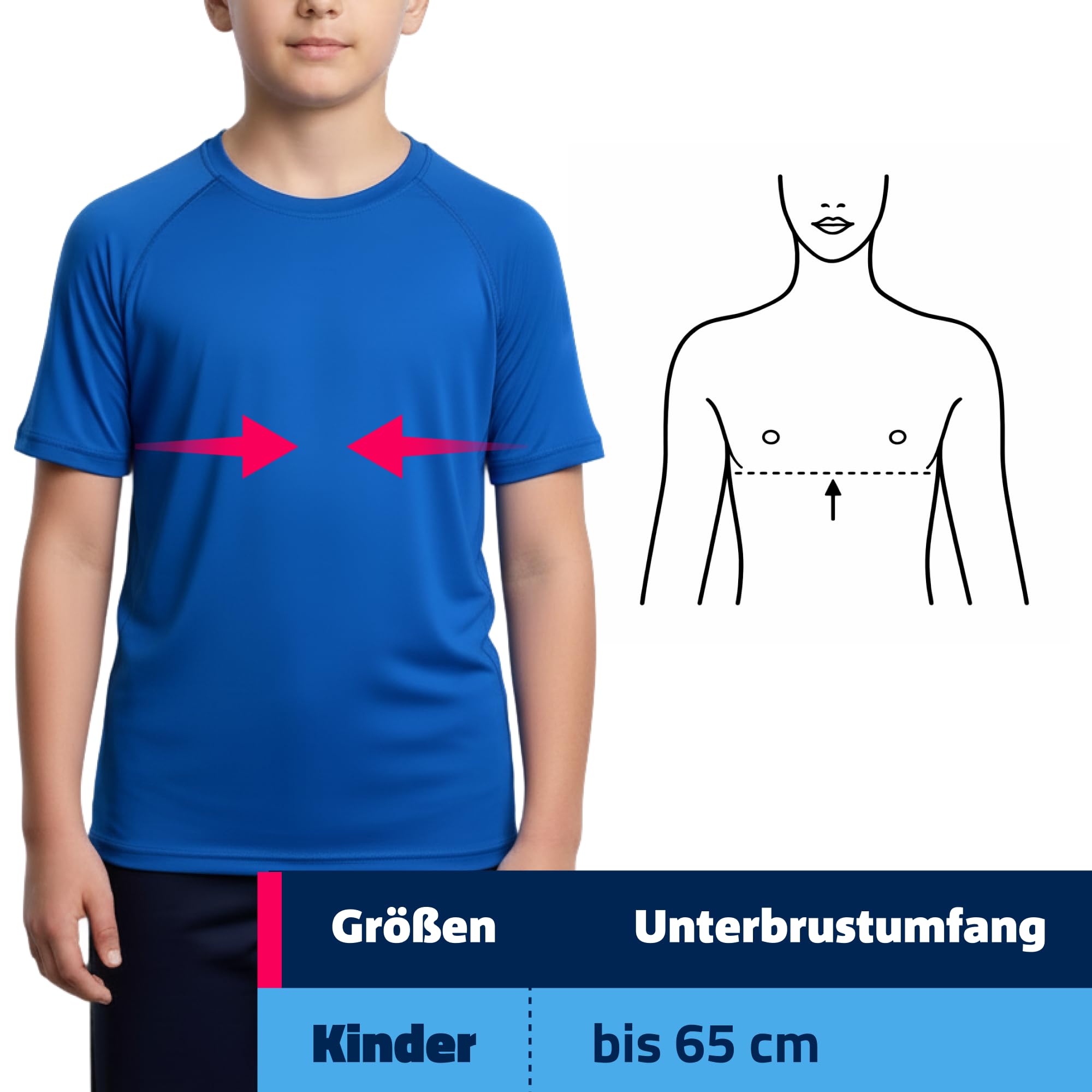 Seeger Rücken Geradehalter & Haltungskorrektur – Rückenstützgürtel für Kinder, Schultergurt Haltungskorrektur für geraden Rücken, Clavicula Bandage, verstellbar, Made in Germany