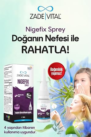 Zade Vital Nigefix Çörek Otu Yağı İçeren Nazal Sprey 15 ML