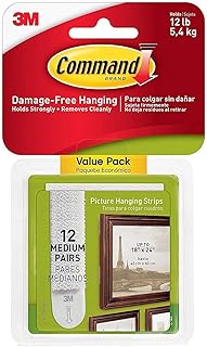 Command Picture Hanging Strips Value Pack, Medium 48-Pairs (17204-12ES)