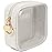 LETGO Small Makeup Bags for Purse-Mini Clear Toiletry Bag,Travel Size Toiletries Clear Cosmetic Bags Travel Essentials Car Makeup Bag Car Accessories for Women Men (Mini White)