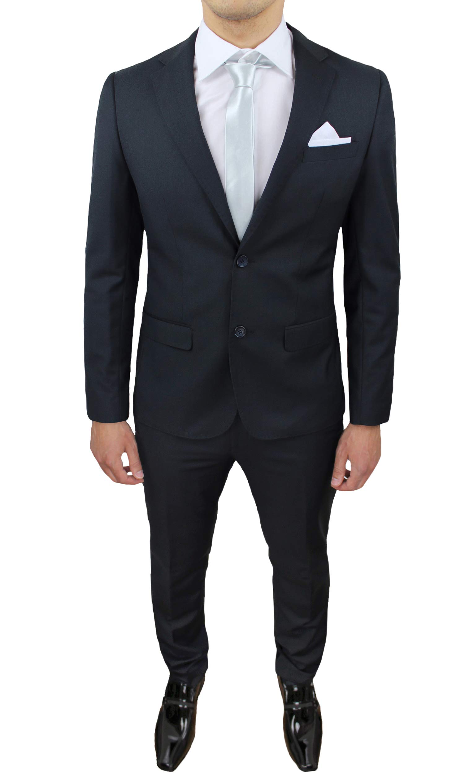 Abito Completo Uomo Sartoriale Class Elegante Vestito Smoking Formale Cerimonia