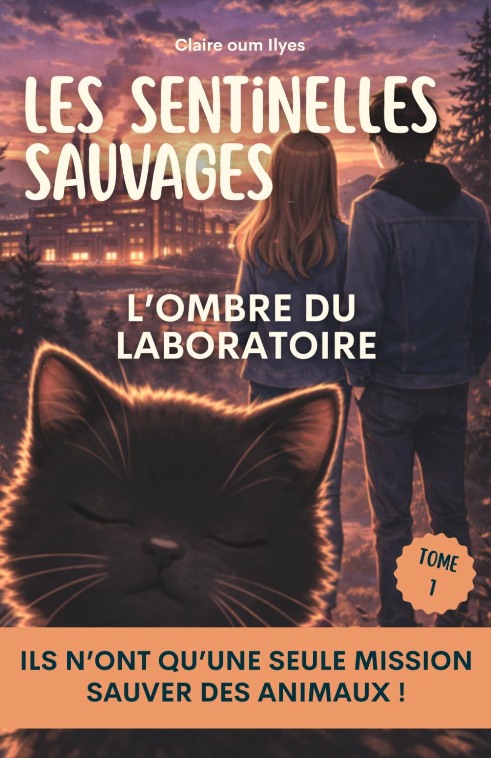 Les sentinelles sauvages: Tome 1 L'ombre du laboratoire, Roman jeunesse d’aventure dès 10 ans, Mission secrète, sauvetage d’animaux et amitié, police d'écriture adaptée aux lecteurs DYS