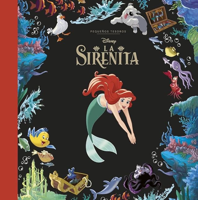Portada de La sirenita. Pequeños tesoros Disney