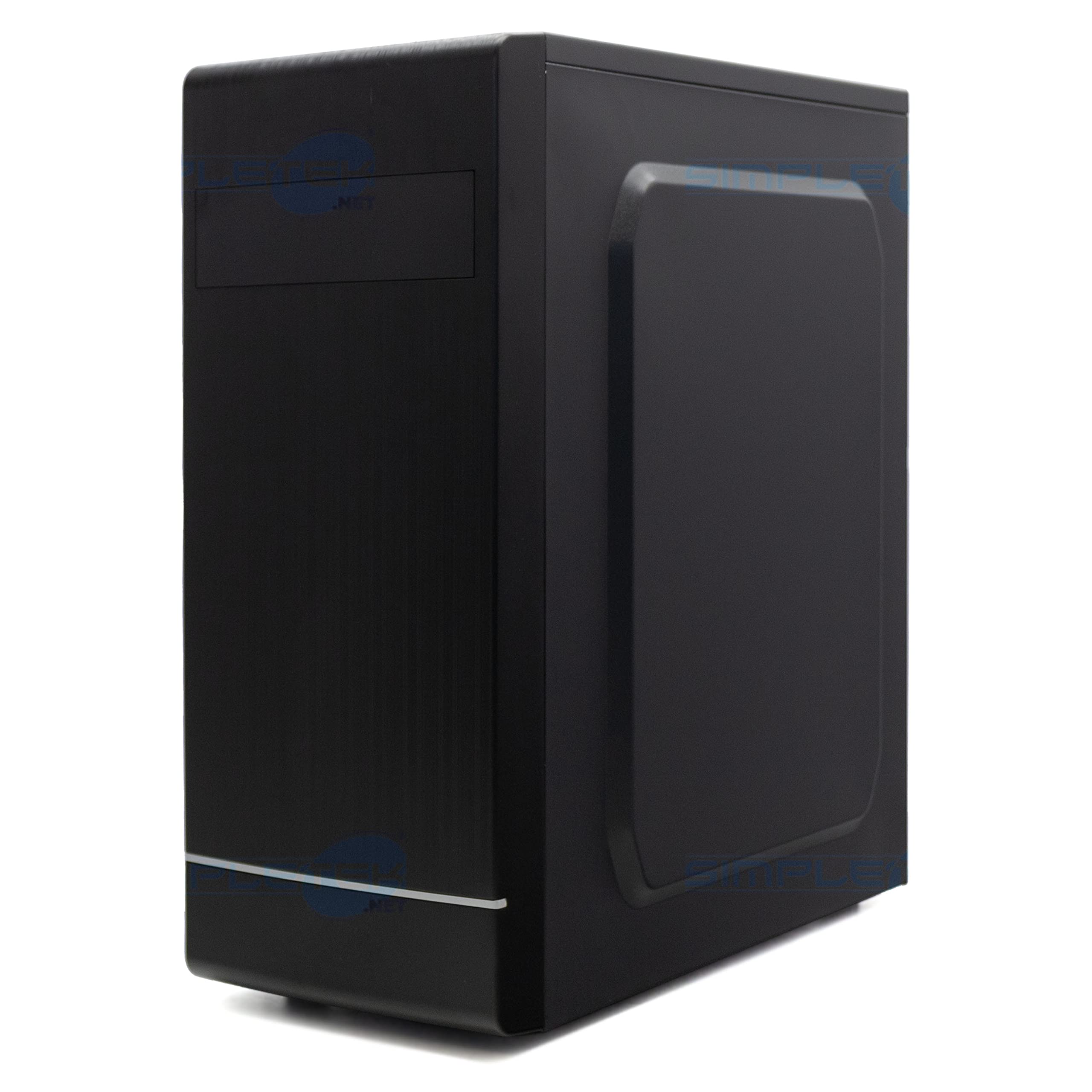 Simpletek – Case Gaming Gaming Ufficio con Alimentatore 500W e Ventola 12cm | ATX MICRO-ATX MINI ITX