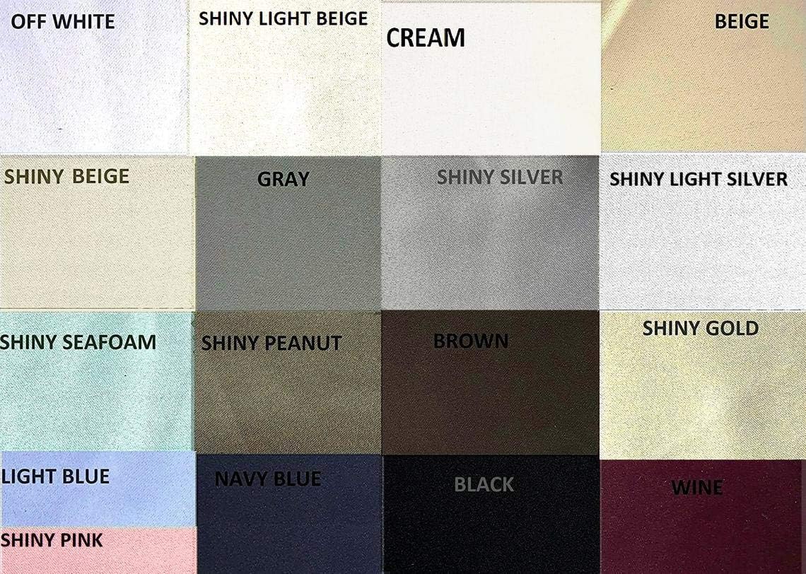 Ikiriska Extra Long Custom Linen Curtains Two Colors 9-24 ft. Any Size Any Color Any Fabric. (100" Wx180 L)