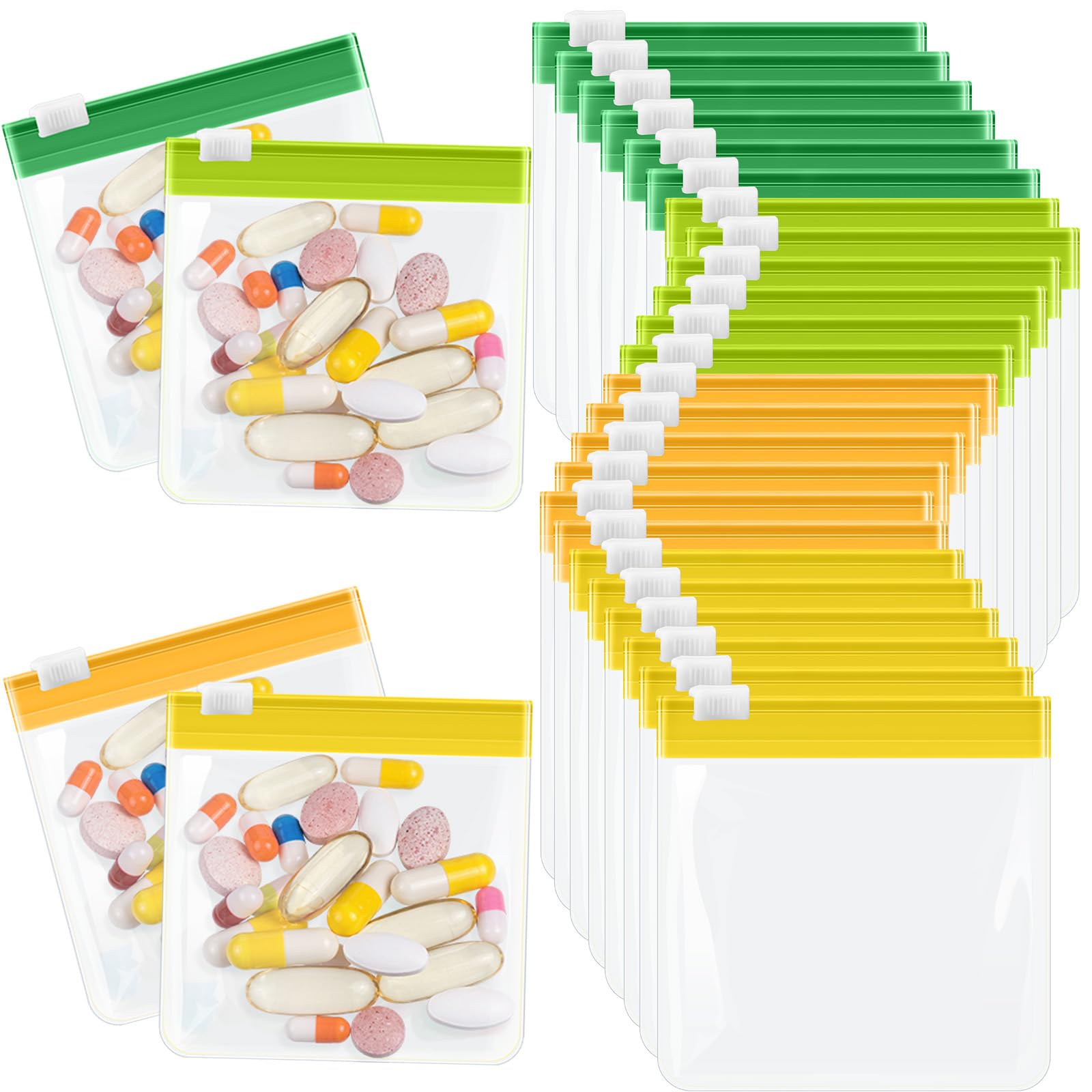 Travel Pill Pouches - 24 Pack -7