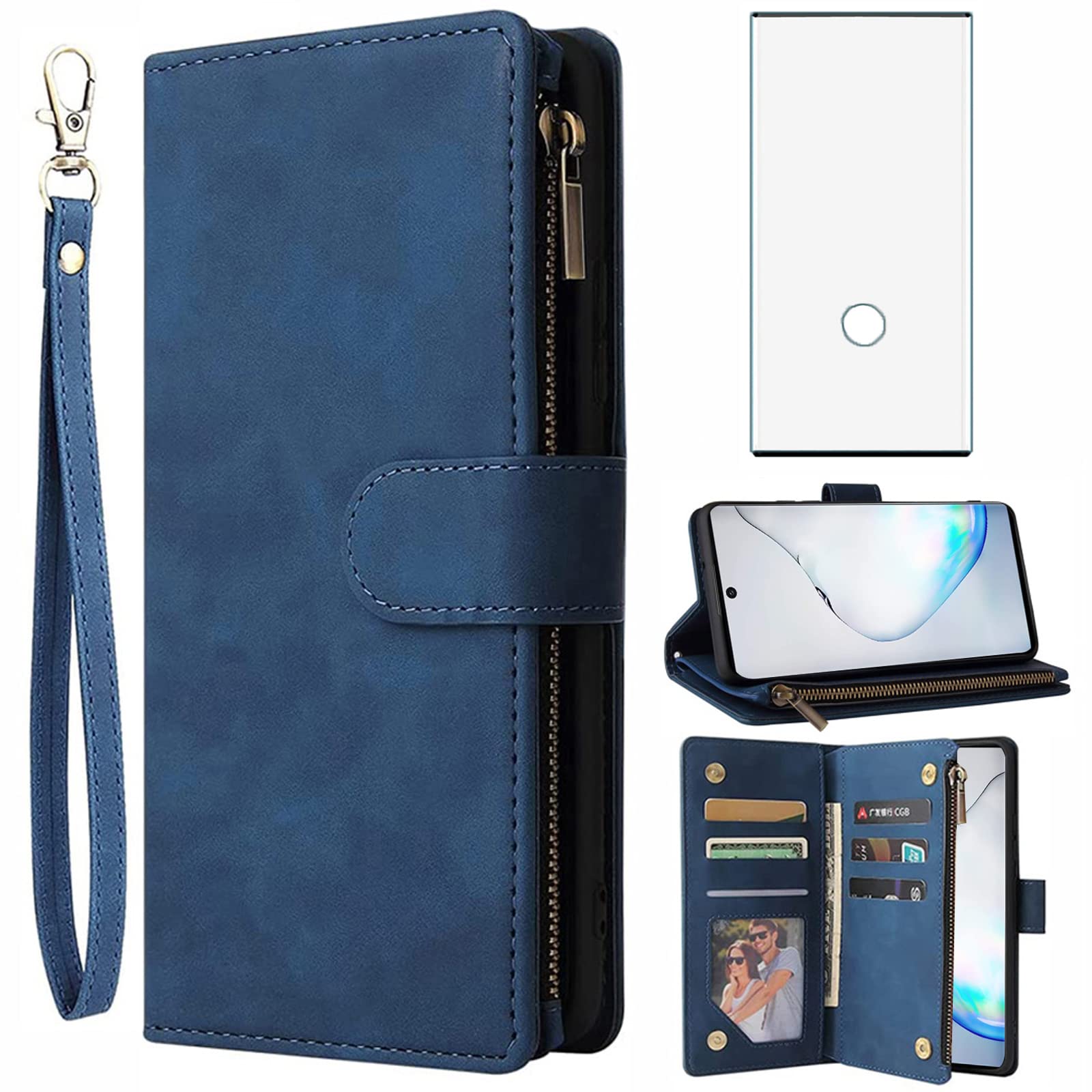 Étui antichoc Samsung Note 10 Plus bleu : adieu l'écran cassé - 8