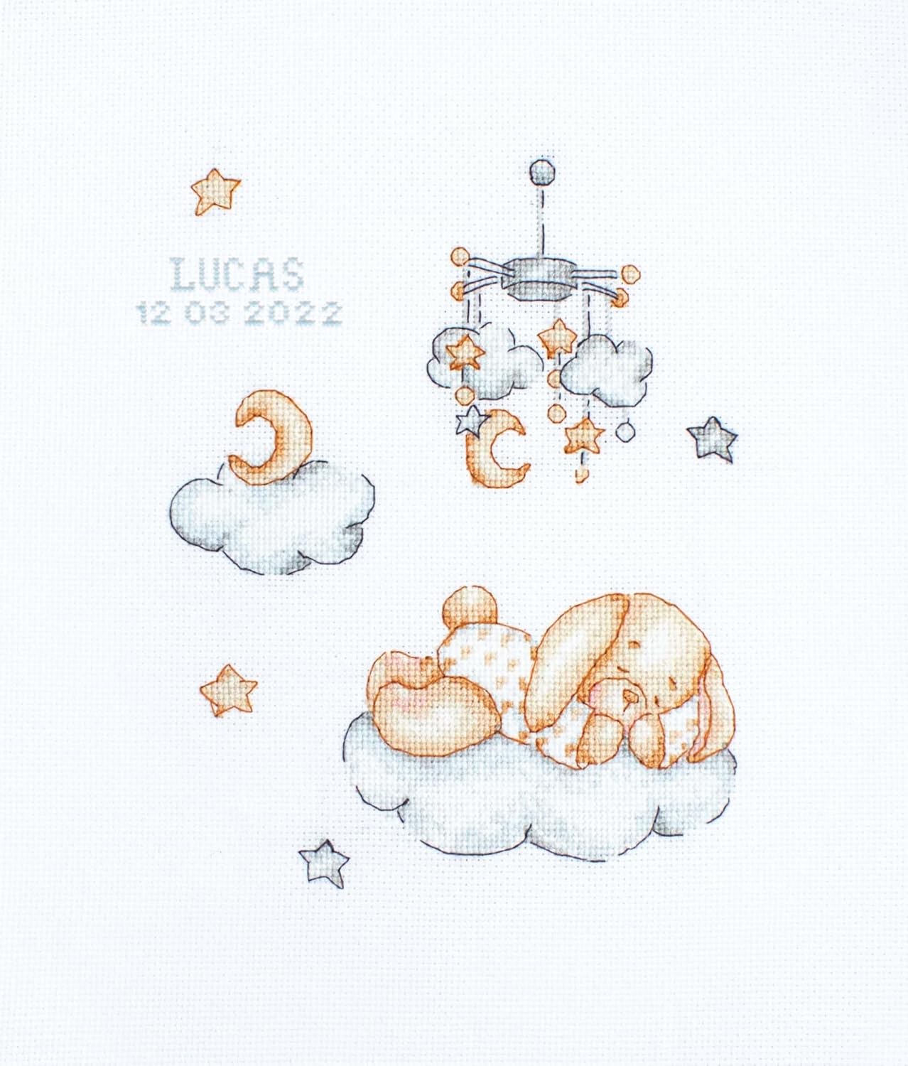 Cross Stitch Kit Luca-S - Sleepy, B1193