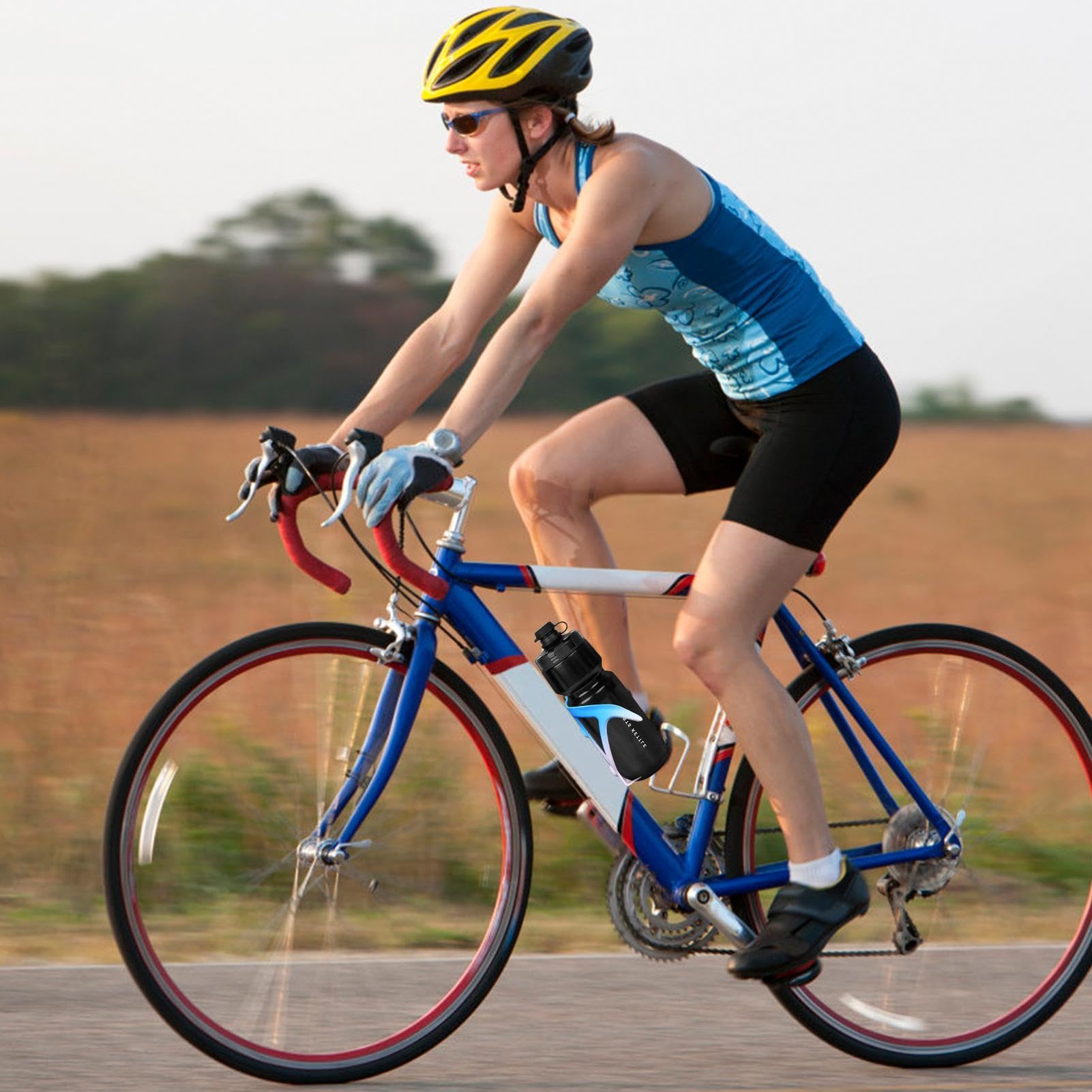 Bouteille De Vélo De Montagne – 720 Ml – Bouteille D'eau Anti-fuite Pour Vélos, VTT, Voyage