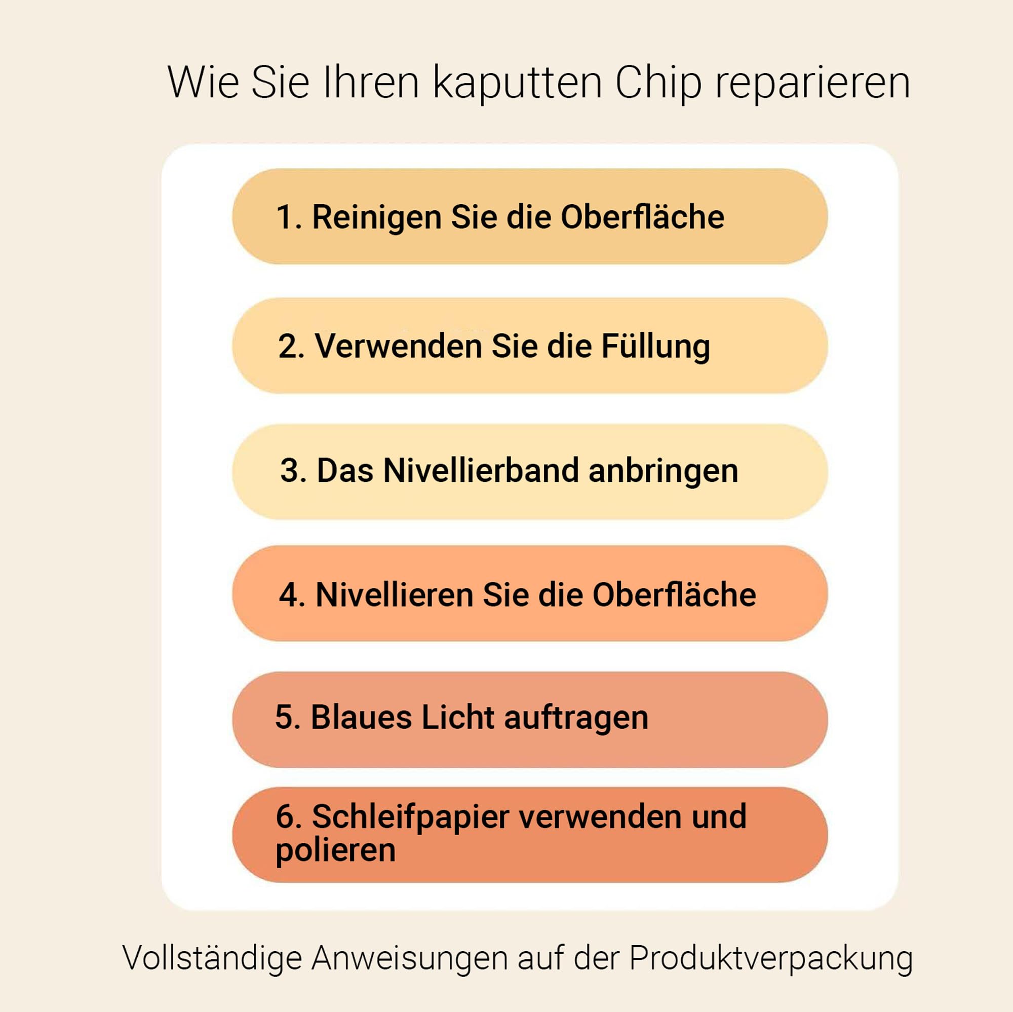 UBA Tuba Fliesenreparaturset Granit & dunkle Naturstein Reparatur-Set I Fliesen ausbessern & Arbeitsplatten mit Leichtigkeit in Minuten wiederherstellen | Für Quarz, Korian, Acryl, Fiberglas