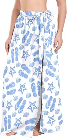 beach essentials swimsuit cover-up flip-flops