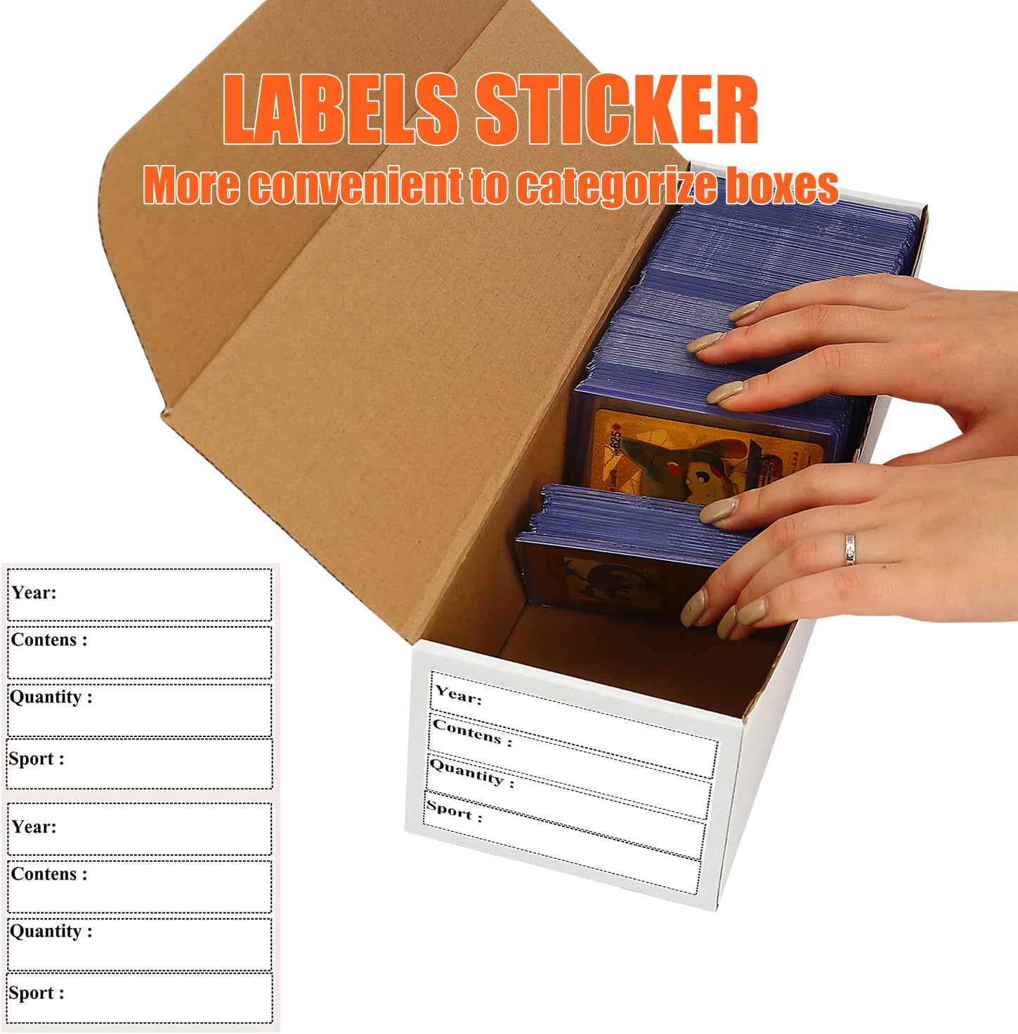 Top loader-Card Storage Box,12-Pack • 9600-coun, Corrugated Cardboard Toploader Storage Box for Sports/TCG/Mtg/Magic storage & Collection,Trading Card Storage Box