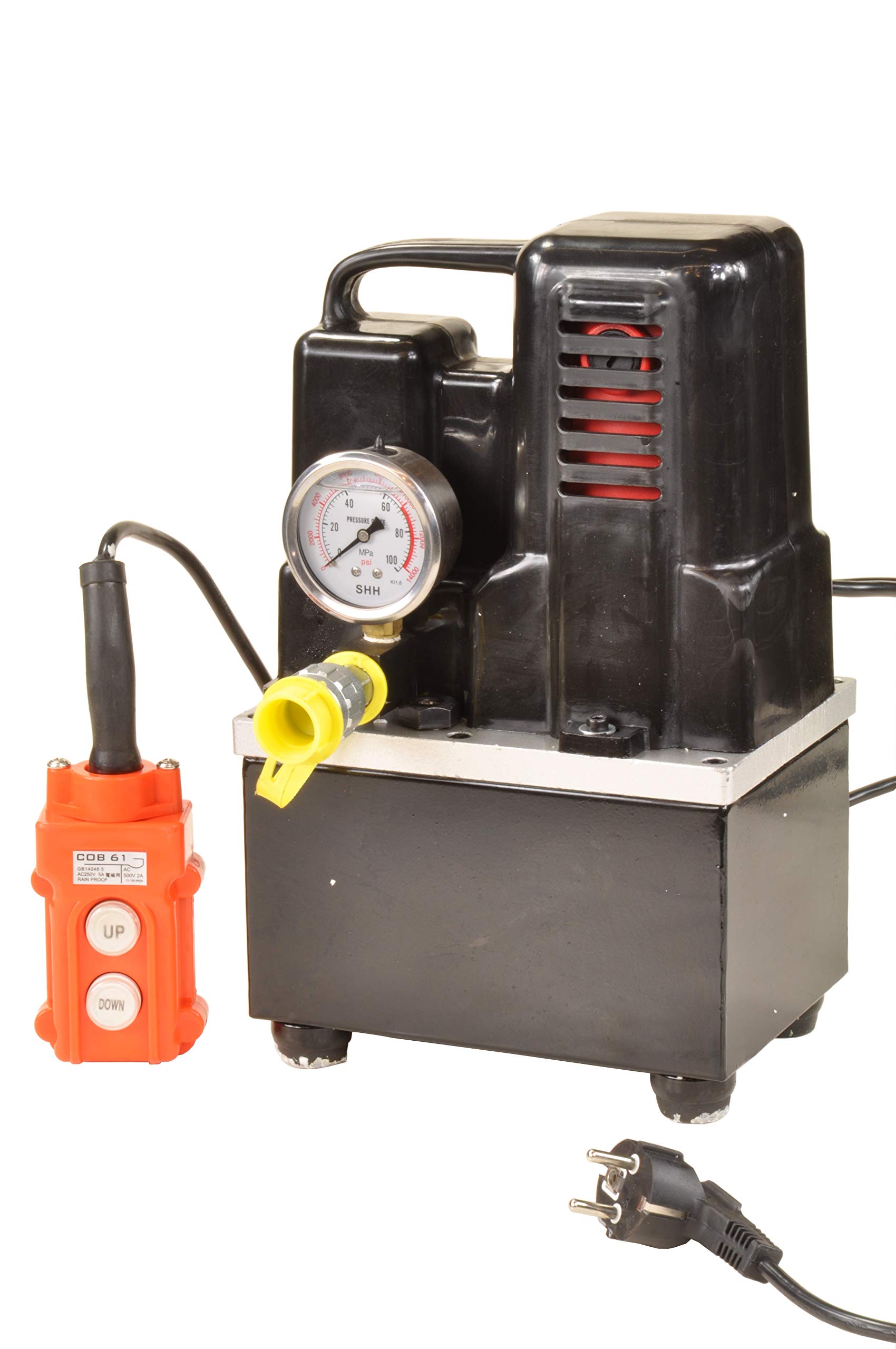 Elektrische Hydraulikpumpe 230 Volt 700 bar 1,8 Liter Ölvolumen Elektropumpe Hydraulikpumpe Hochdruckpumpe Pumpe