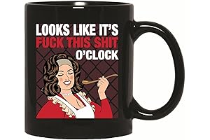 Kick the Dishes Sign - Fuck This Shit OClock Mug - Offensive...