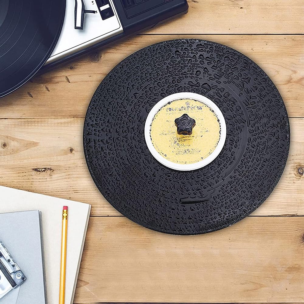 Protecteur d'étiquette de Disque Vinyle Nettoyeur de Clip étanche Outil de Nettoyage de Clip étanche en Vinyle Convient pour LP 7 Pouces 10 Pouces 12 Pouces