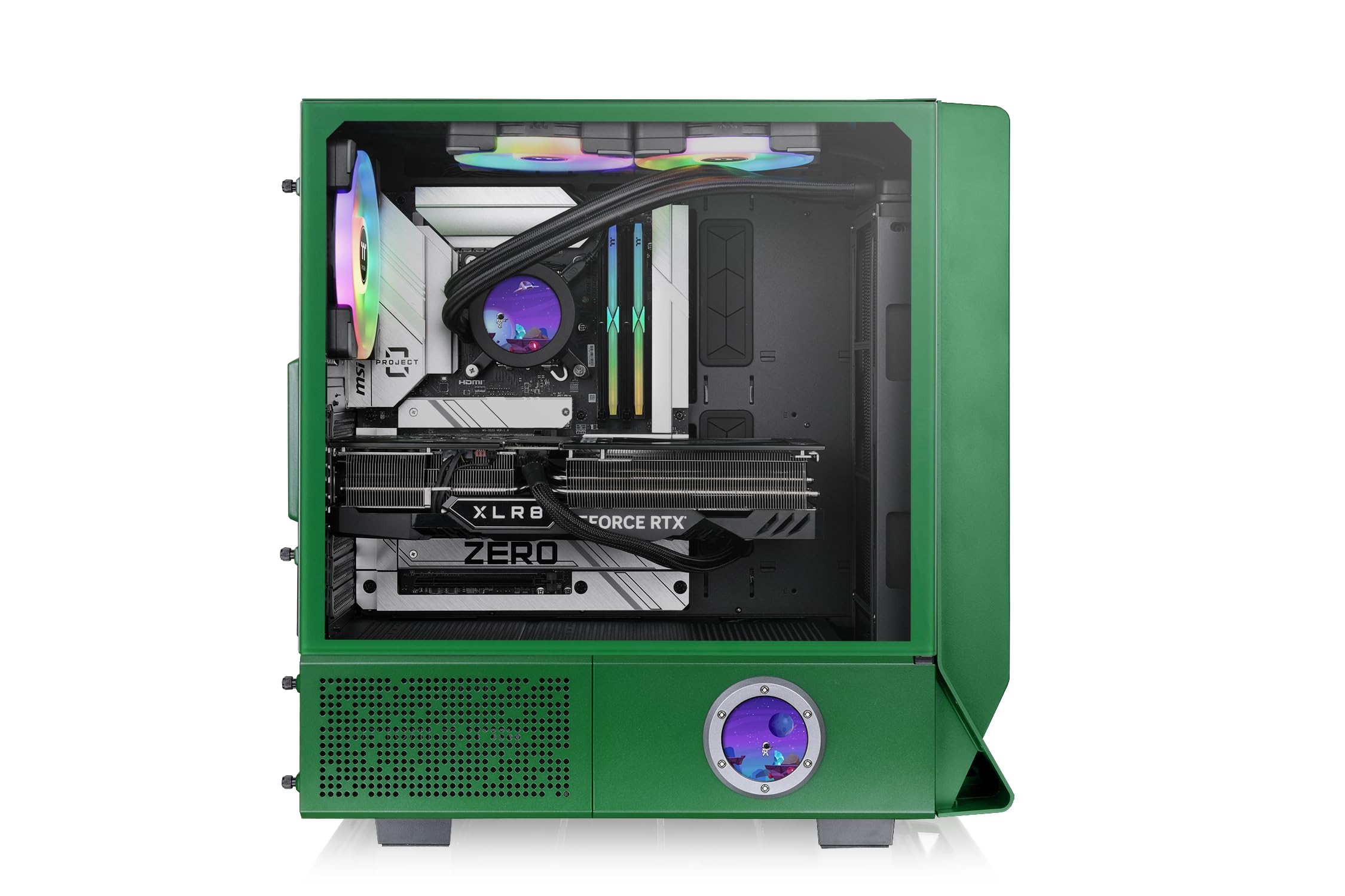 Thermaltake Ceres 350 MX | Mid Tower Chassis | Ukryte złącze | Racing Green