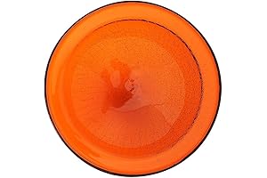 Achla Designs Glass Birdbath Bowl Only: Mandarin Crackle