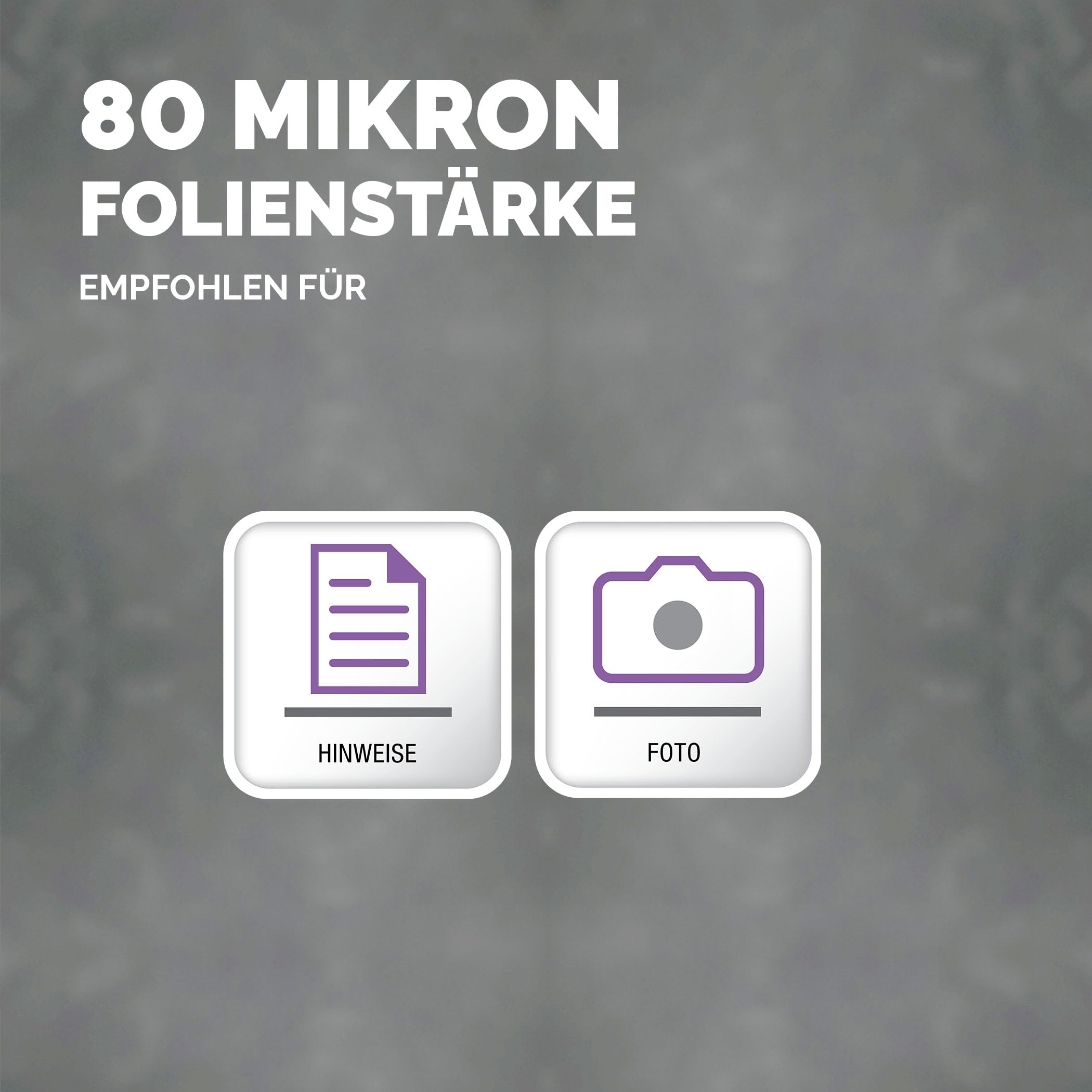 Fellowes Laminierfolie A3 80 Mikron Heißlaminierfolien selbstklebend 100 Stück