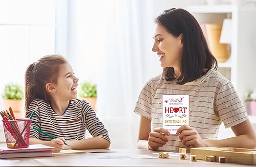 Vista 16 de FLYAB Tarjetas del día de San Valentín para profesores, agradecimientos, profesores, tarjeta de San Valentín con sobre, tarjetas de feliz día de San