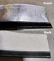 Vista 6 de Funda de calor, manguera de protección térmica de alambre definitivo, manguera aluminizada Express y barrera de protección de alambre plateado
