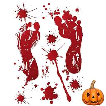 Amazon | マスカレード傷跡ステッカー、ホラーフェイスステッカー