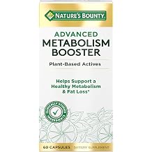 Nature's Bounty Advanced Metabolism Booster, 60 Capsules | Helps Support Healthy Metabolism &amp; Fat Loss