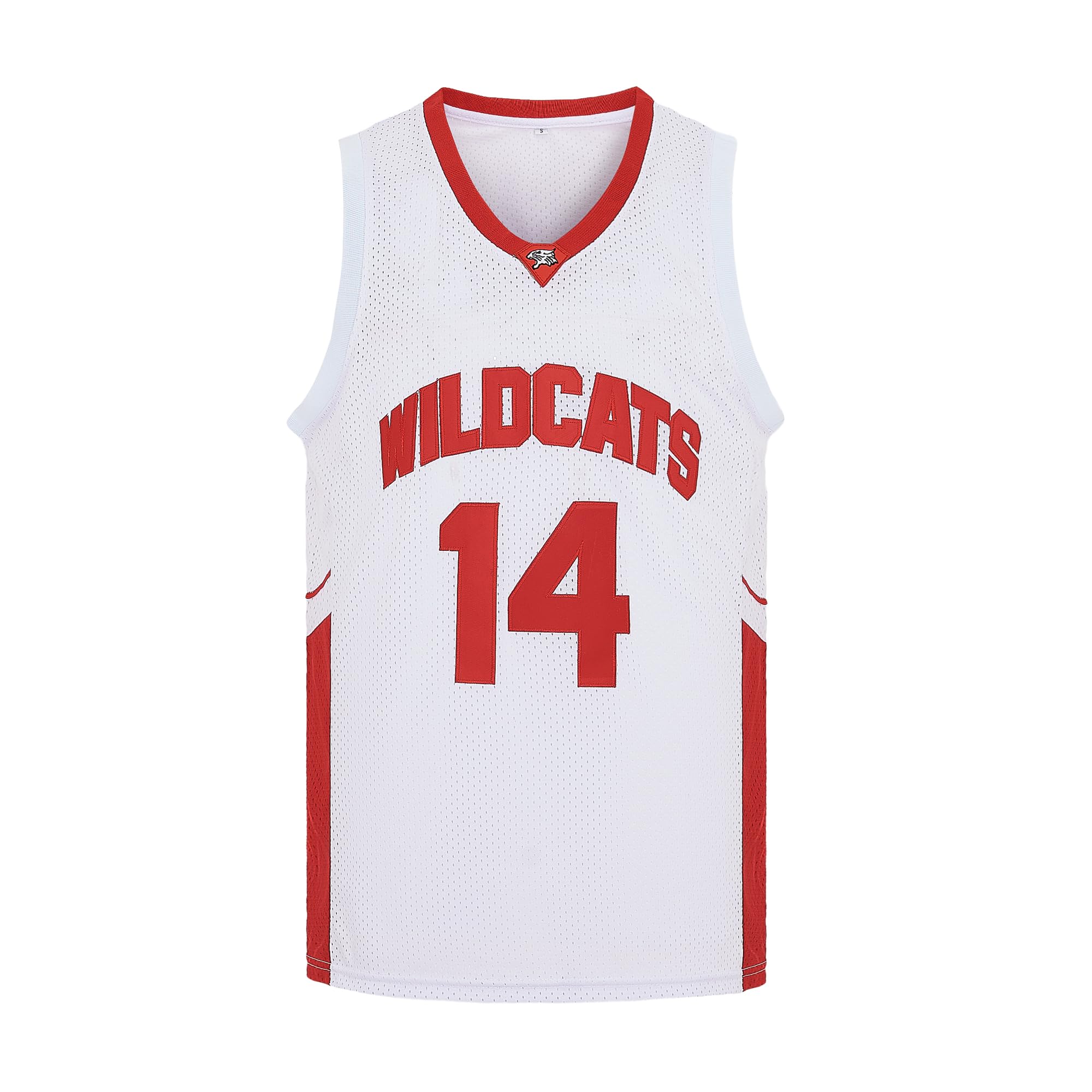 Wildcats High School Maillot de basketball pour homme 14 Troy Bolton 8 Chad Danforth