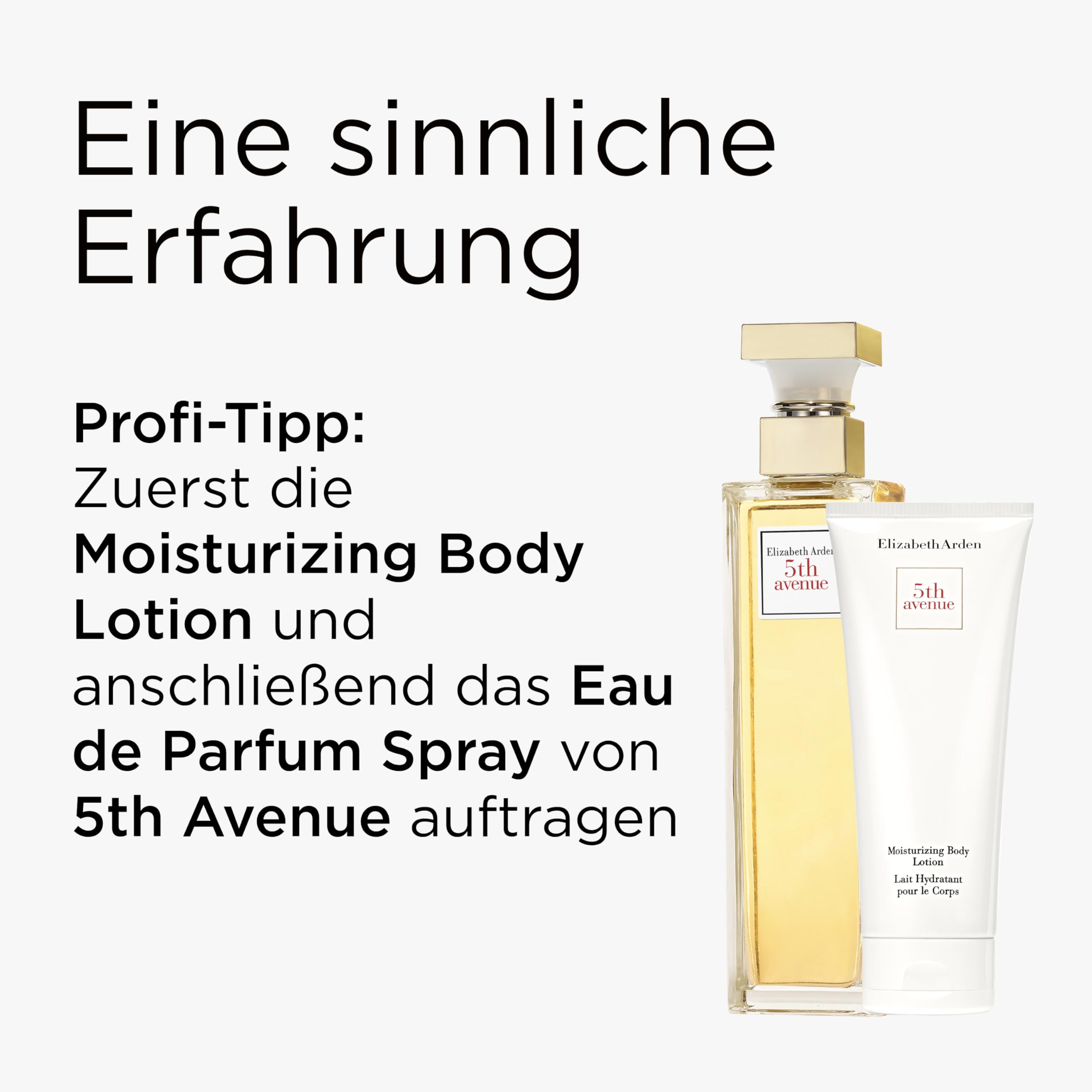 Elizabeth Arden - 5th Avenue, Geschenkset für Frauen: Eau de Parfum: Eau de Parfum 125 ml + Körpercreme 100 ml, Geschenkbox für Frauen