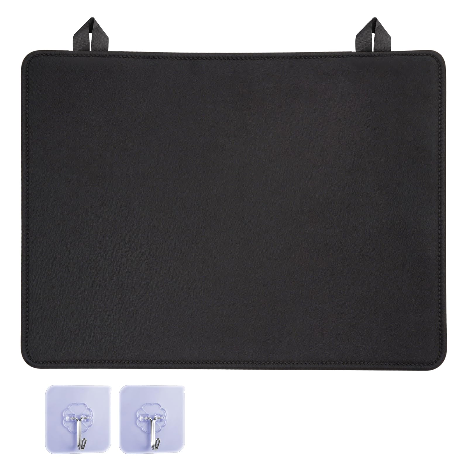Alfombra para Placas de Inducción 61.5 x 53 cm, Alfombrilla Protectora Para Cocina De Inducción, Cubre Vitrocerámica con 2 Ganchos, Cubierta de Mesa de Cocción Eléctrica, para Estufas, Encimeras