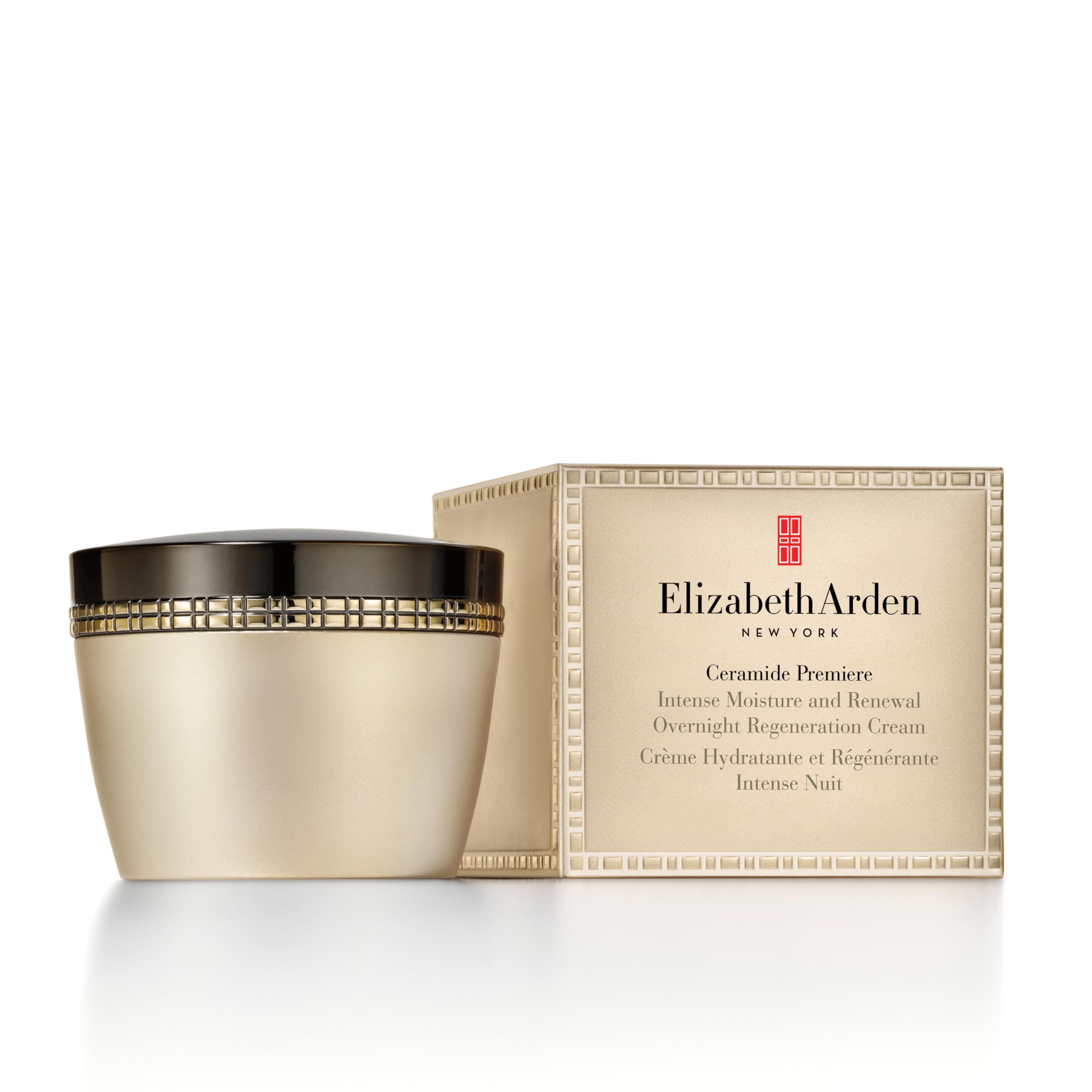 Elizabeth Arden Ceramide Premiere, Crema Hidratante Facial Mujer Intensiva y Regenerante, Reduce la Aparición de Manchas por la Edad, Noche, 50 ml