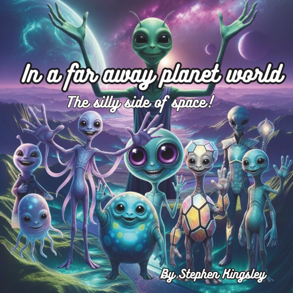 In a far away planet world - The silly side of space!: Funny little book with great images and colors. 3-7 years old (In a world)