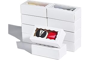 Professional 100PCS White Macaron Boxes for 2