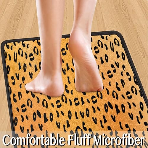 Vista 48 de GUYOS Tapete de cocina con patrón de limón vintage, acolchado, antifatiga, juego de 2 piezas, duradero, resistente a las manchas, parte inferior